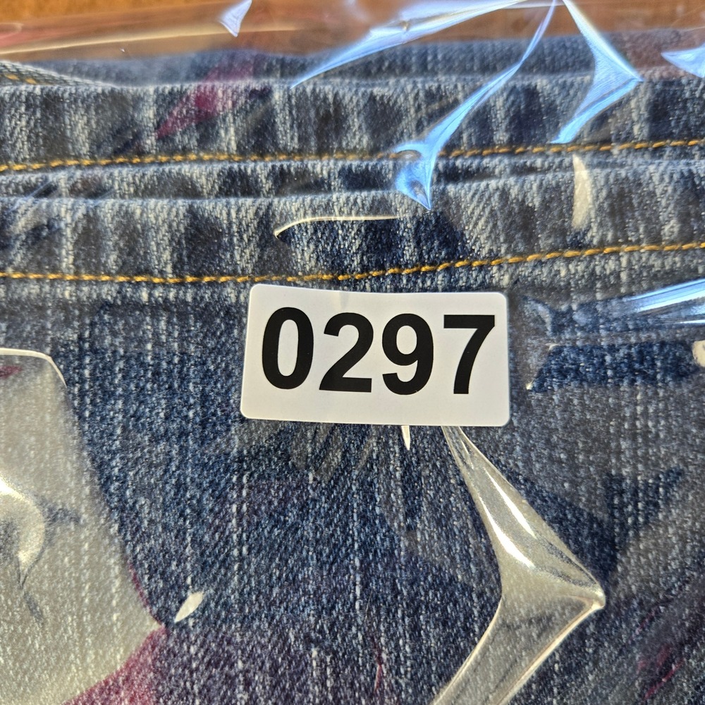 Express Precision Fit Low Rise Flare Jeans Womens 1/2 S Blue Medium Wash Y2K - Picture 8 of 8